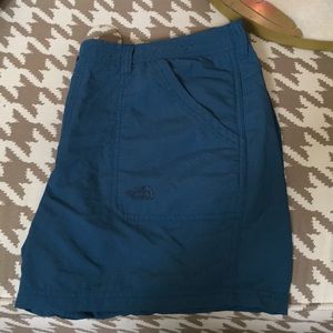 Women’s Northface Blue hiking shorts size 14